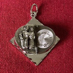 VTG I Our Wedding Day I Sterling I Charm I Pendant